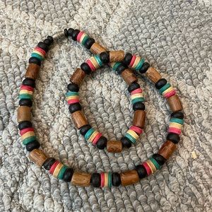 Wooden Choker Necklace